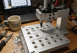 Indie hardware maker engraving aluminum case